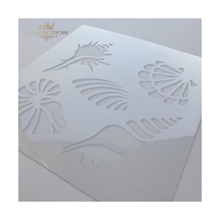 Sjabloon voor scrapbooking en decoupage 16x16 cm ST0184B Tropical Dreams