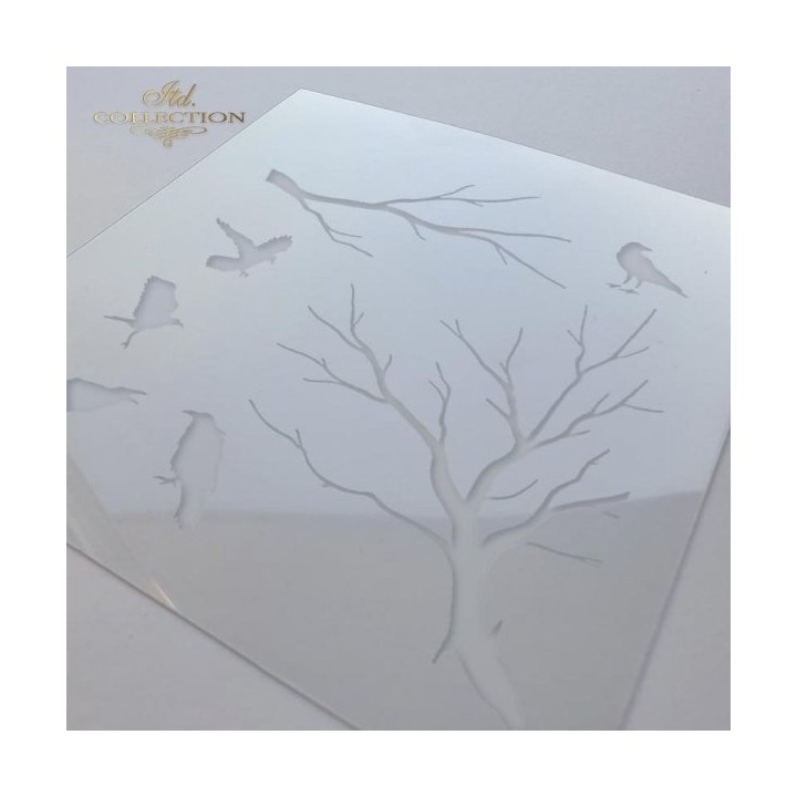 Sjabloon voor scrapbooking en decoupage 16x16 cm ST0187B