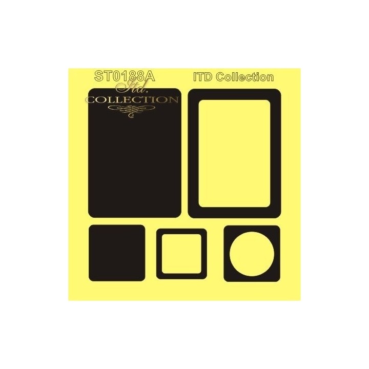 Sjabloon voor scrapbooking en decoupage 16x16 cm ST0188A