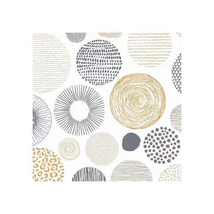 Circles texture servet 33x33cm