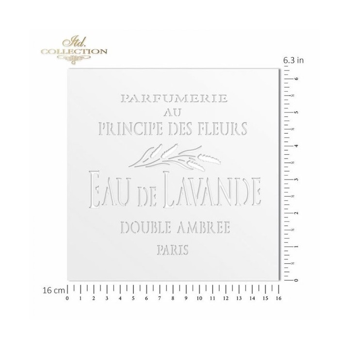 Sjabloon voor scrapbooking en decoupage 16x16 cm ST0193B