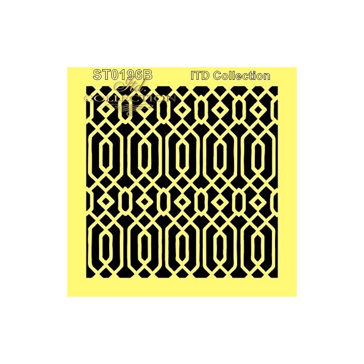 Sjabloon voor scrapbooking en decoupage 16x16 cm ST0196B