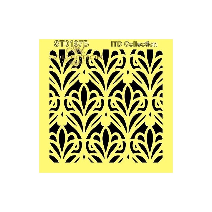 Sjabloon voor scrapbooking en decoupage 16x16 cm ST0197B