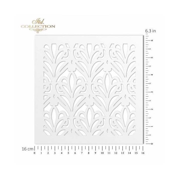 Sjabloon voor scrapbooking en decoupage 16x16 cm ST0197B