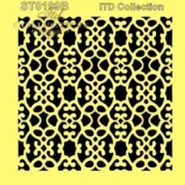Sjabloon voor scrapbooking en decoupage 16x16 cm ST0199B