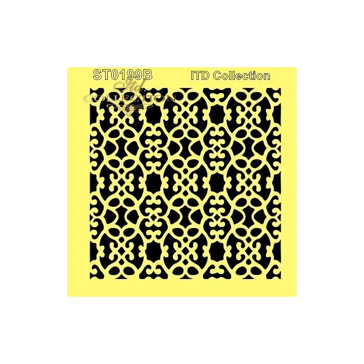 Sjabloon voor scrapbooking en decoupage 16x16 cm ST0199B