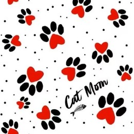 Cat mum servet 33x33cm