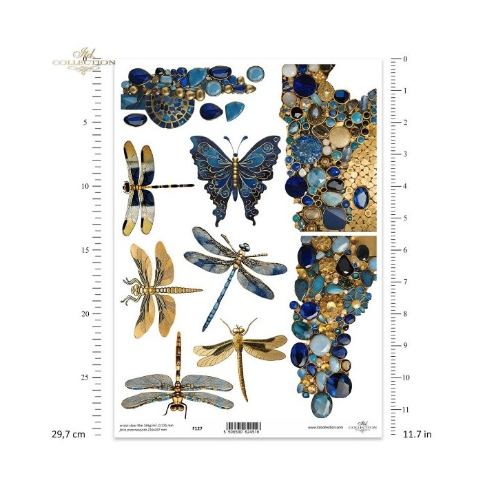 Kristalheldere folie F127 Inspired by Klimt