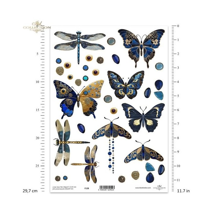 Kristalheldere folie F128 Inspired by Klimt