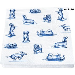 Teckel Nhaan servet 33x33cm