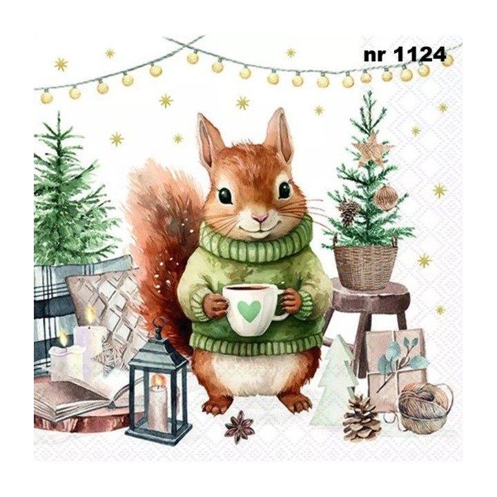 Wooly servet 33x33cm