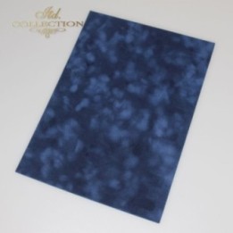 Papier voor scrapbooking ''flok'' A4 kleur: marineblauw * PSS011