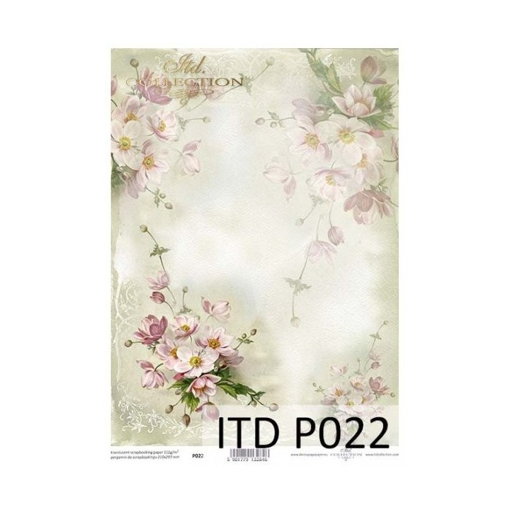 Translucent scrapbookingpapier P0022