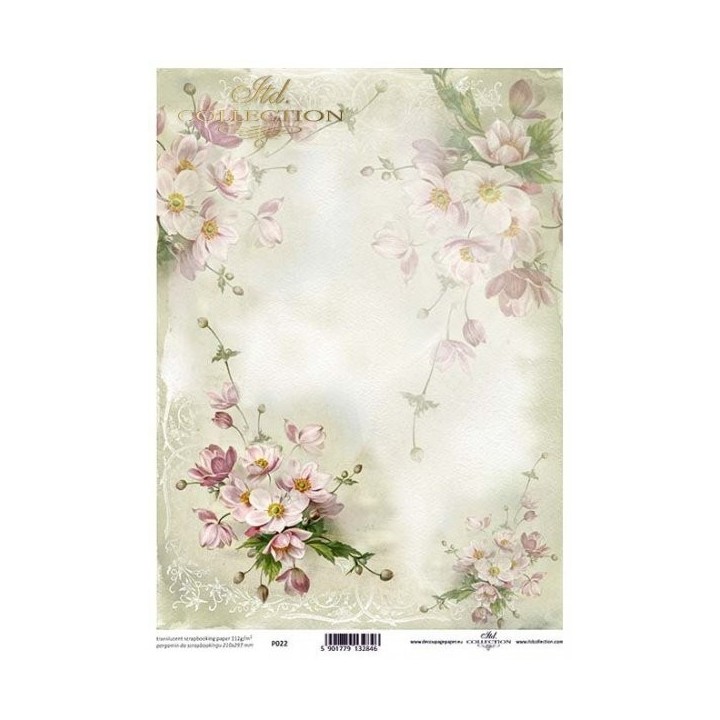 Translucent scrapbookingpapier P0022