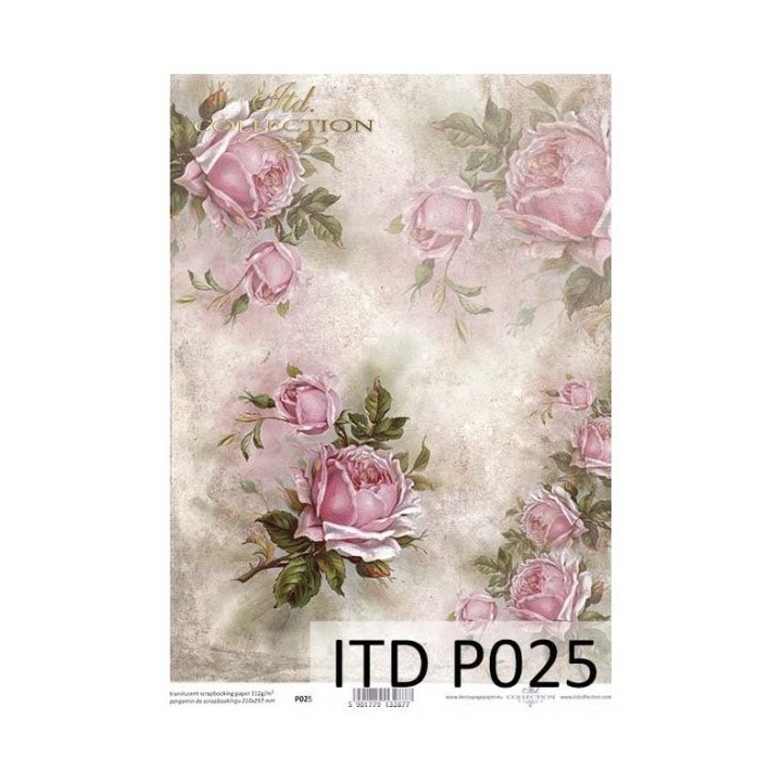 Translucent scrapbookpapier P0025