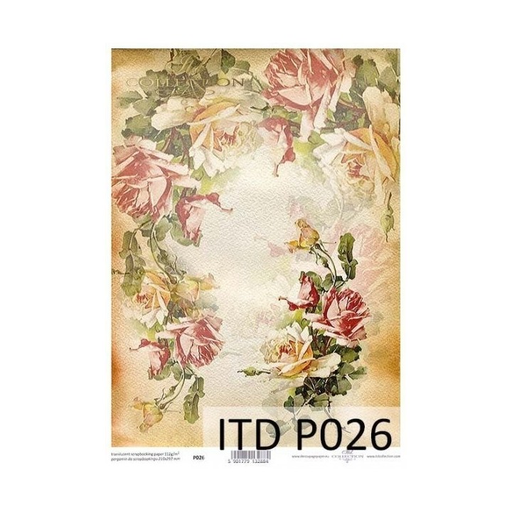 Translucent scrapbookpapier P0026