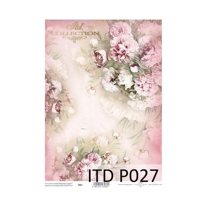Translucent scrapbookingpapier P0027