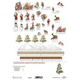 uitknipmodel van papier PM-0001