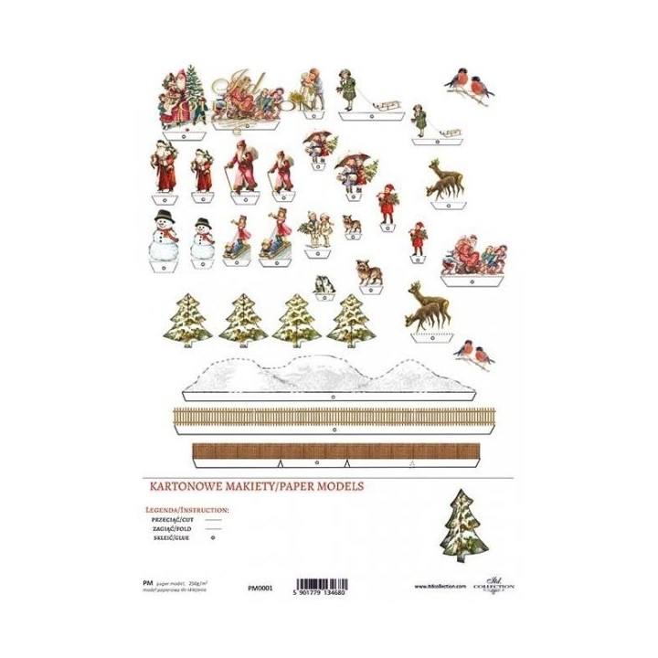 uitknipmodel van papier PM-0001