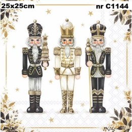 Royal nutcrackers servet 25x25cm