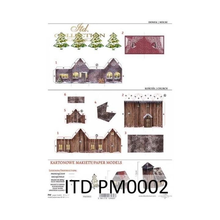 uitknipmodel van papier PM-0002