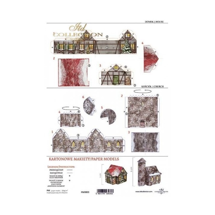 uitknipmodel van papier PM-0003
