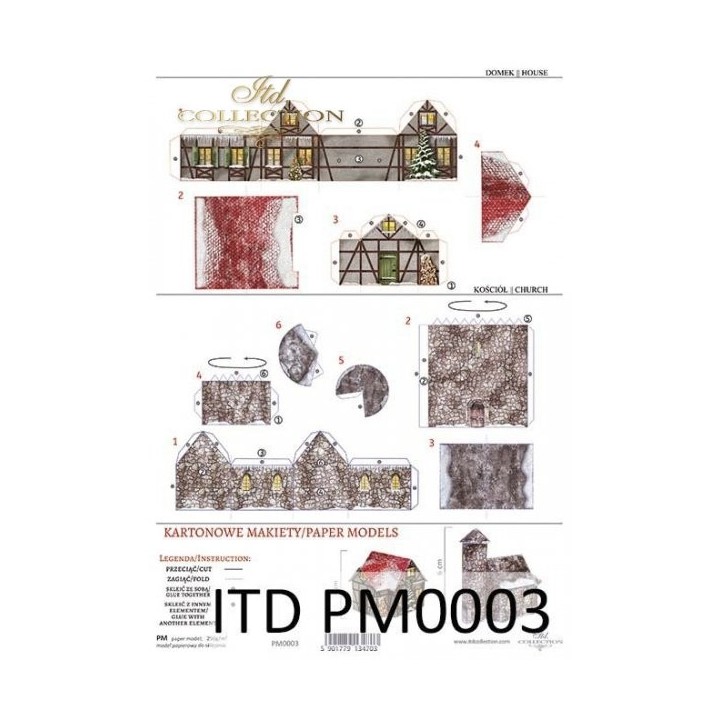 uitknipmodel van papier PM-0003