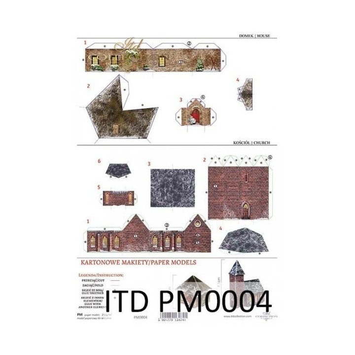 uitknipmodel van papier PM-0004