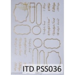 Speciaal papier voor scrapbooking PSS036