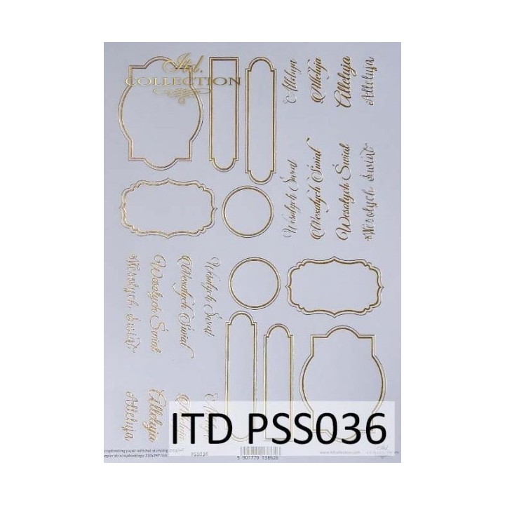 Speciaal papier voor scrapbooking PSS036