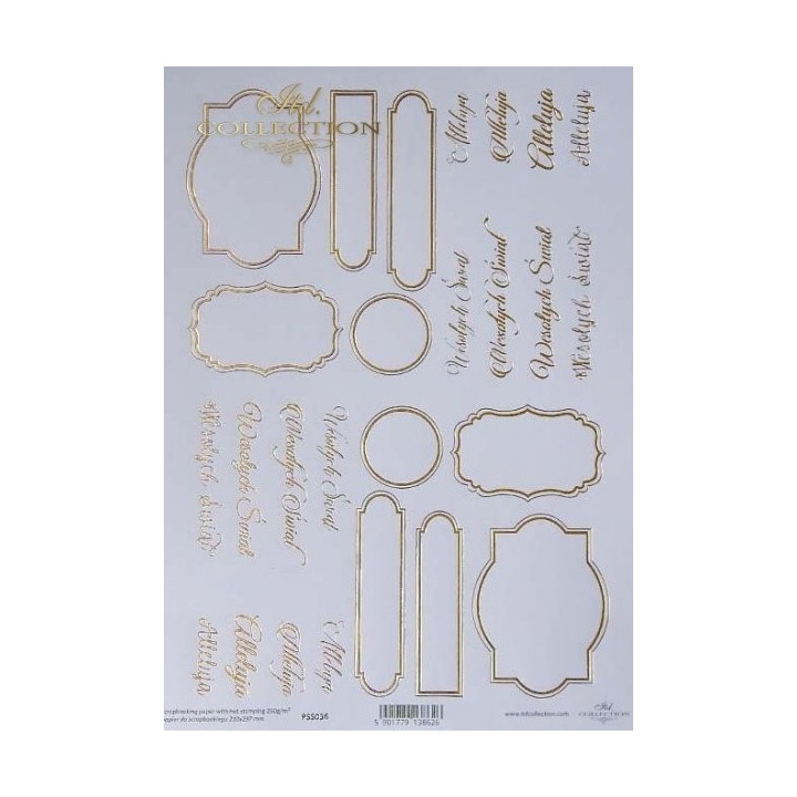 Speciaal papier voor scrapbooking PSS036