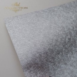 Speciaal papier voor scrapbooking PSS039 - structuurpapier - zilverkleurig A4