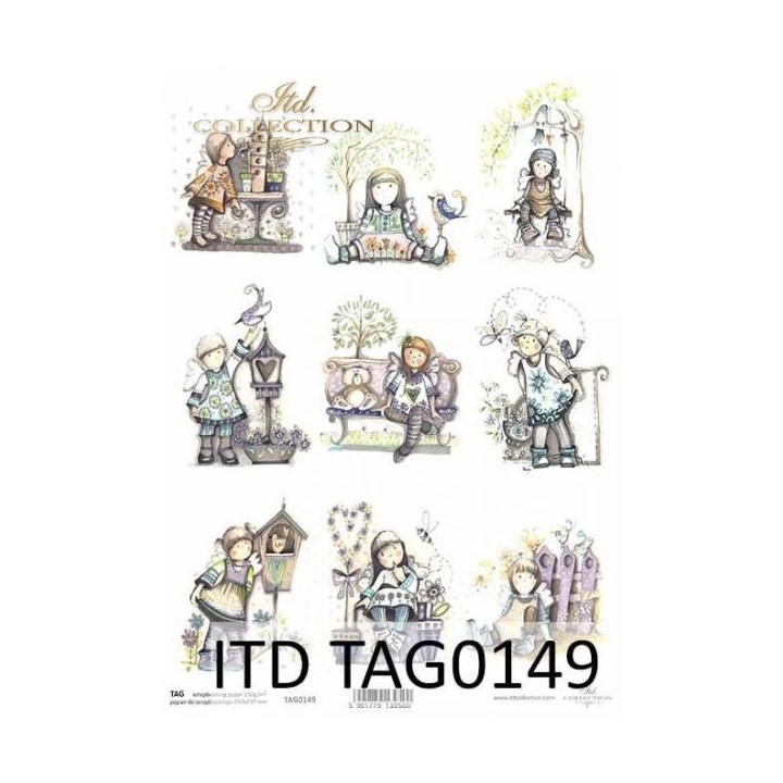 Labels, frames voor scrapbooking TAG0149