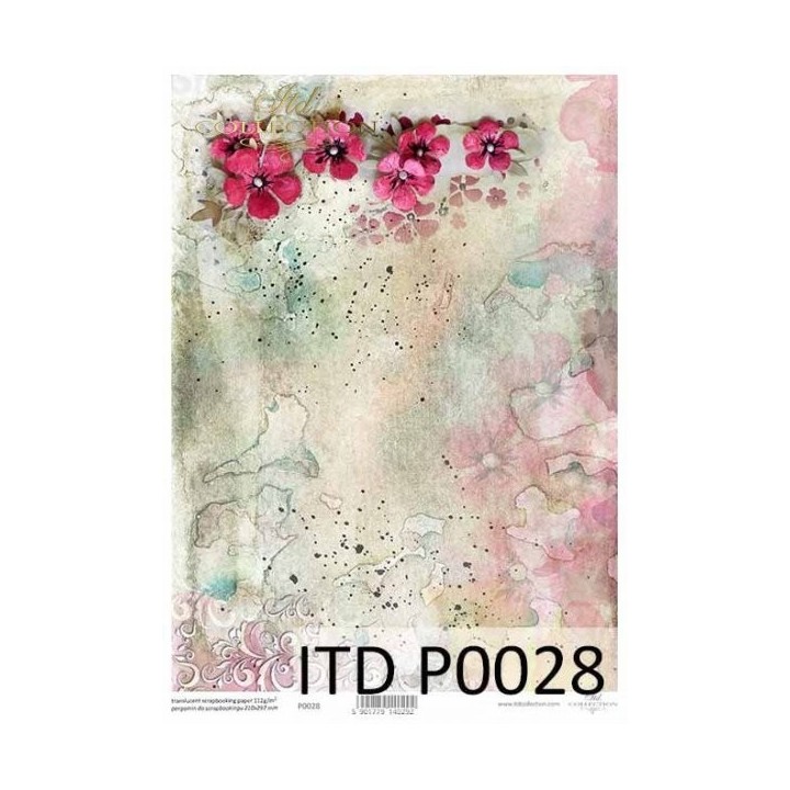 Translucent scrapbookpapier P0028