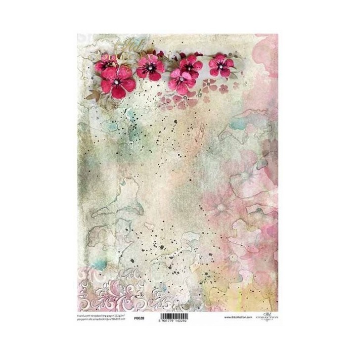 Translucent scrapbookpapier P0028