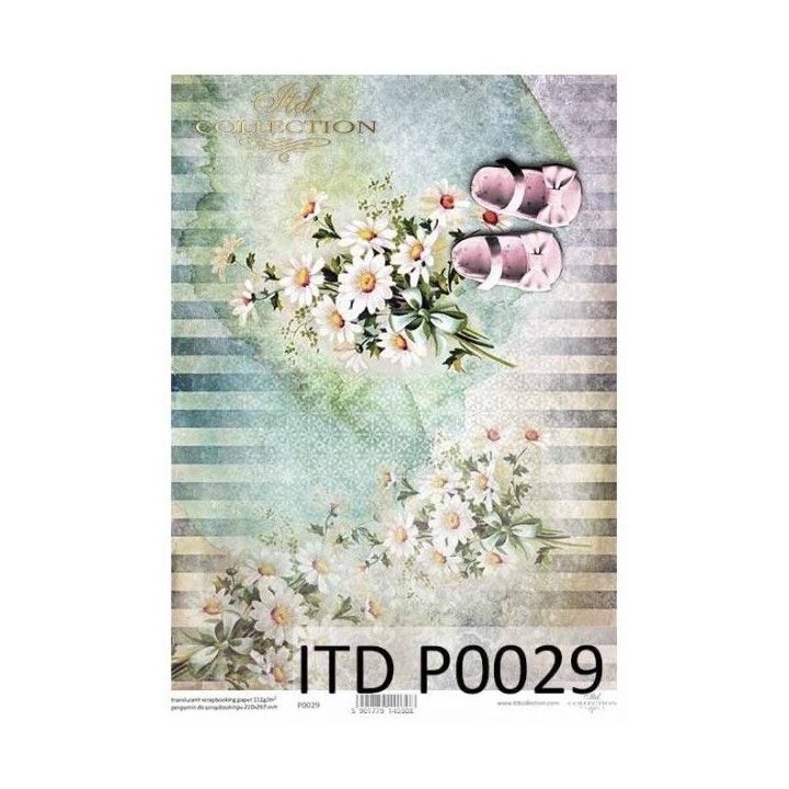 Translucent scrapbookingpapier P0029