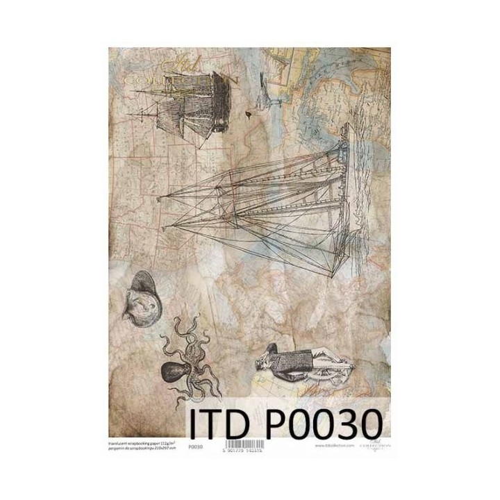 Translucent scrapbookpapier P0030