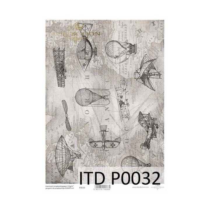 Doorzichtig scrapbookpapier P0032