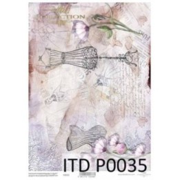 Doorzichtig scrapbookpapier P0035