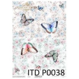 Doorzichtig scrapbookpapier P0038
