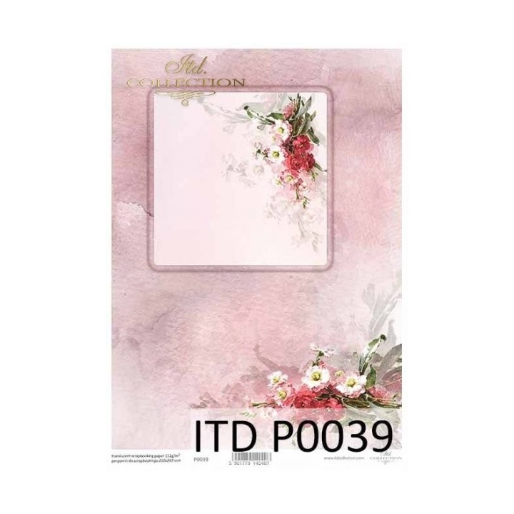 Translucent scrapbookingpapier P0039