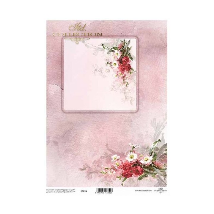 Translucent scrapbookingpapier P0039