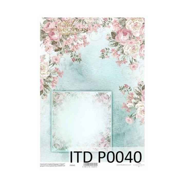 Translucent scrapbookpapier P0040
