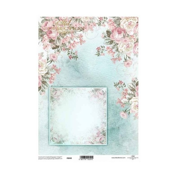 Translucent scrapbookpapier P0040