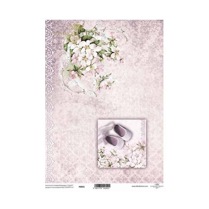 Translucent scrapbookingpapier P0041