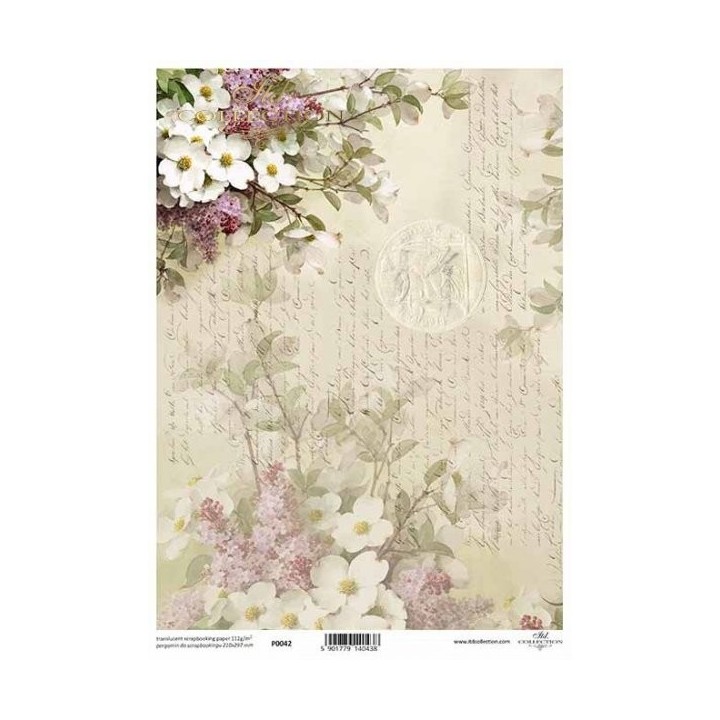 Translucent scrapbookingpapier P0042