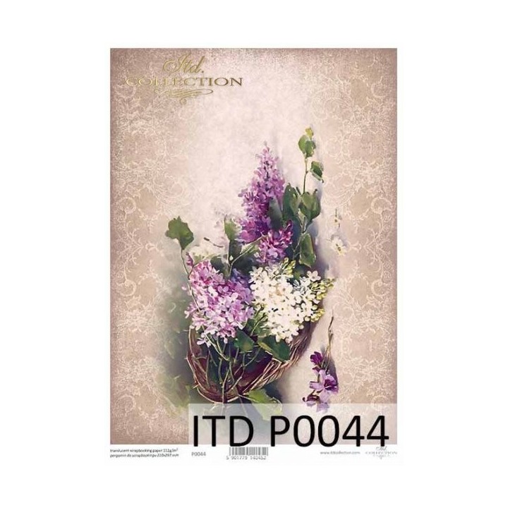 Translucent scrapbookpapier P0044