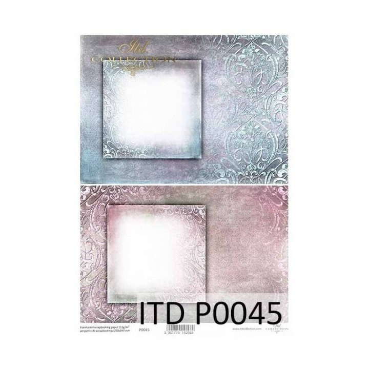 Translucent scrapbookpapier P0045