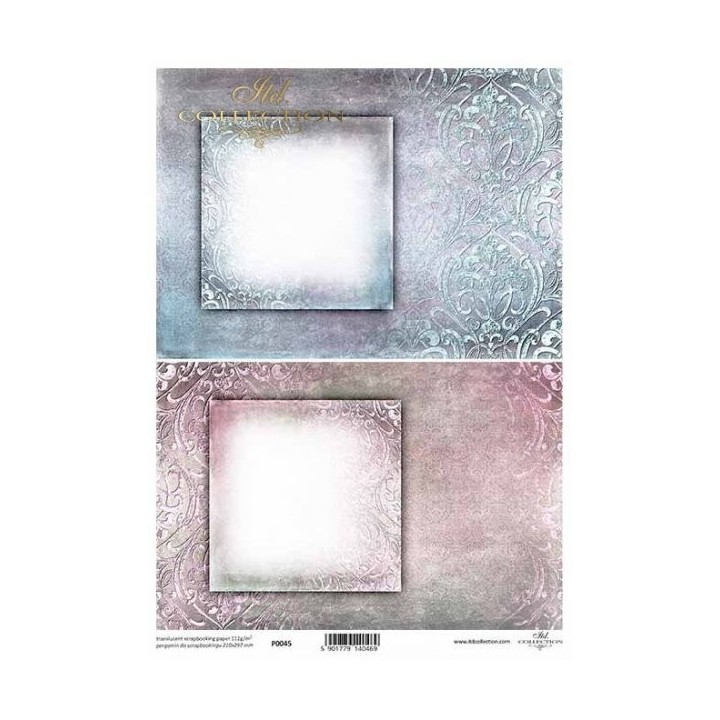 Translucent scrapbookpapier P0045