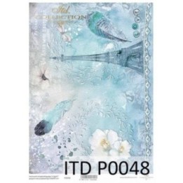 Doorzichtig scrapbookpapier P0048